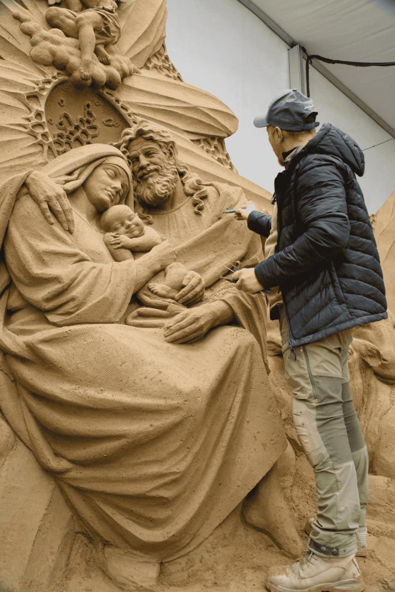 Jesolo Sand Nativity 2024 presepe di sabbia